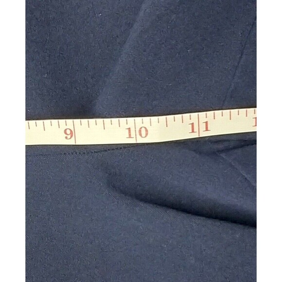 Ralph Lauren Women 16 W Curvy Pants Navy Blue Stretch Ankle Cotton Viscose Blend - Picture 8 of 12